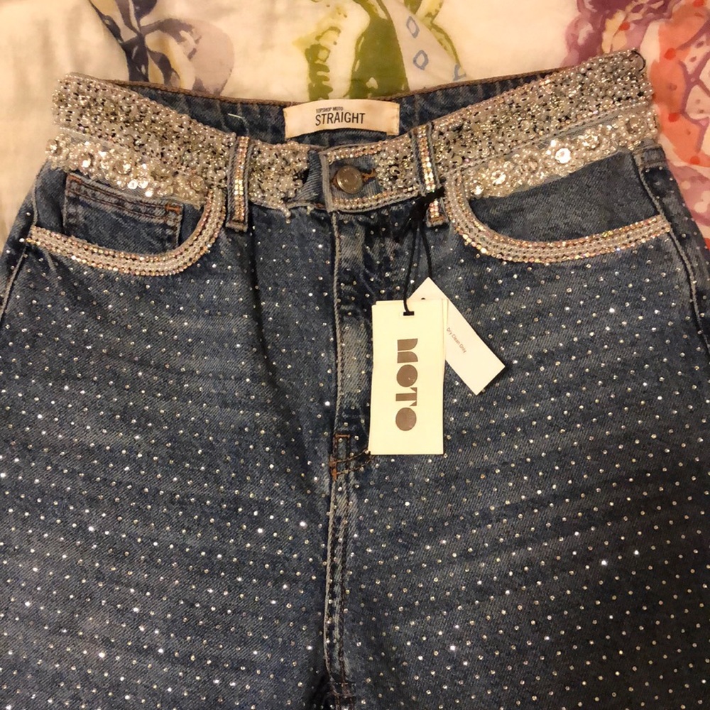 Topshop limited edition straight jeans
